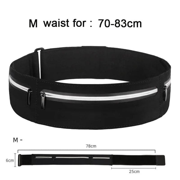 Planet Gates M waist 70-83cm CWIKLES Belt Bag Mobile Cell Phone Bag for Running Men Running Bag Women Sport Fanny Pack Waterproof Jogging Gym Waist Bag Run
