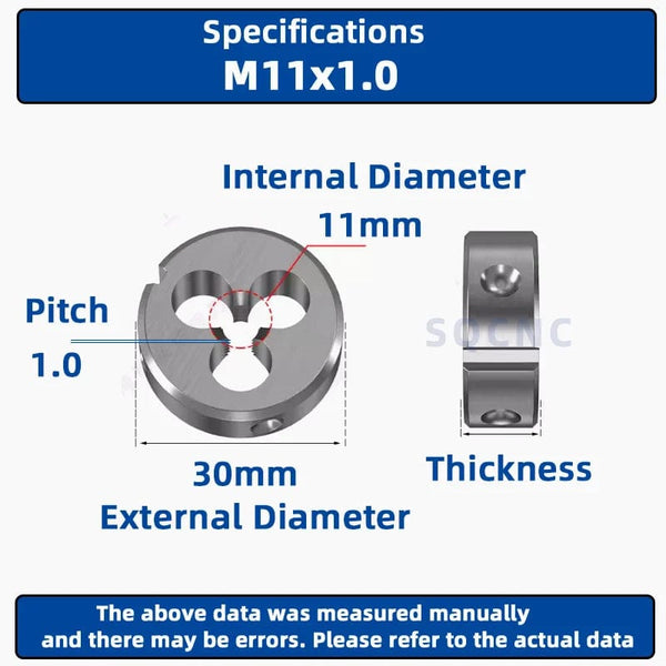 Planet Gates M12x0.5 / CHINA SIQICNC Right Hand Thread Die 1pcsM1 M2 M3 M4 M5 M6 M7 M8 M9 M10 M11 M12 M13 M14 M15 M16 Metal Thread Tool Metric Thread Die