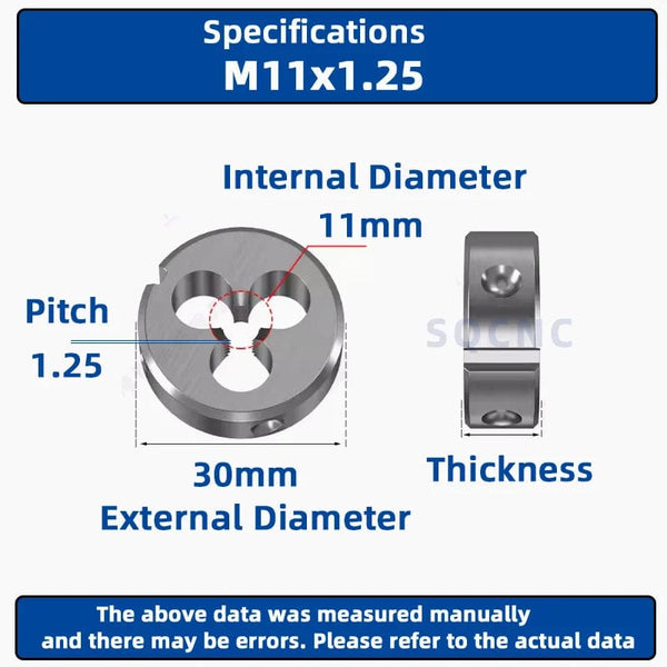 Planet Gates M12x0.5 / CHINA SIQICNC Right Hand Thread Die 1pcsM1 M2 M3 M4 M5 M6 M7 M8 M9 M10 M11 M12 M13 M14 M15 M16 Metal Thread Tool Metric Thread Die