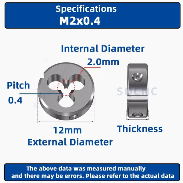 Planet Gates M12x0.5 / CHINA SIQICNC Right Hand Thread Die 1pcsM1 M2 M3 M4 M5 M6 M7 M8 M9 M10 M11 M12 M13 M14 M15 M16 Metal Thread Tool Metric Thread Die