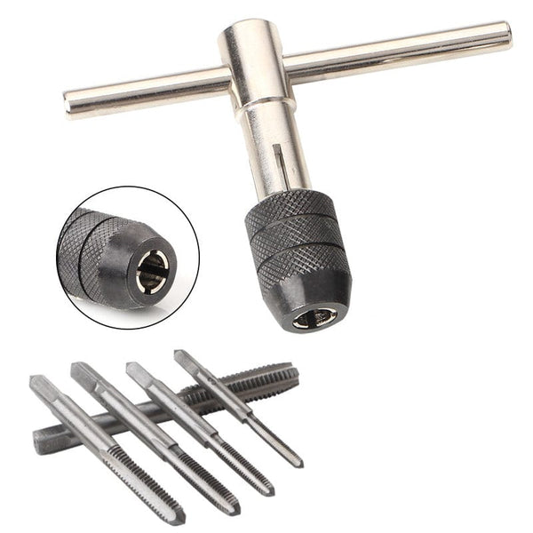 Planet Gates M3/M4/M5/M6/M8 Tap Set With Twist Drill Bits And Wrench T Type Machine Hand Screw Thread Taps Reamer hand drill screw Tool Drill