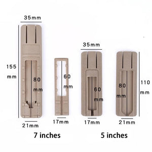 Planet Gates M300 M600 Flashlight PEQ Tactical Remote Switch Mounting Slot Scout Light Pressure Switch Pad Airsoft Accessories Fit 20mm Rail