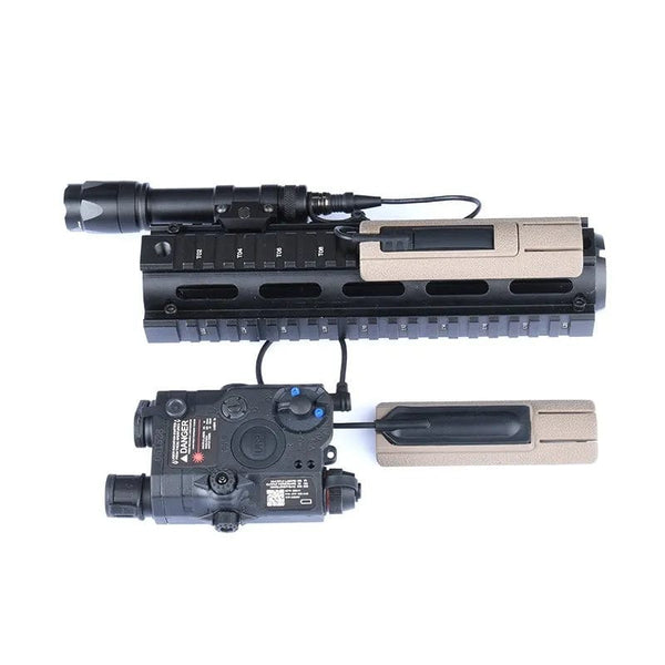 Planet Gates M300 M600 Flashlight PEQ Tactical Remote Switch Mounting Slot Scout Light Pressure Switch Pad Airsoft Accessories Fit 20mm Rail