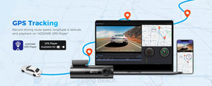 Planet Gates M300S Hardwire Kit / Saudi Arabia / Free 64GB TF Card AZDOME M300S 4K Dash Cam Front and Rear, 5.8G WiFi GPS Dash Camera for Cars, Free 64GB SD Card, Voice Control, WDR Night Vision