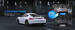 Planet Gates M300S Hardwire Kit / Saudi Arabia / Free 64GB TF Card AZDOME M300S 4K Dash Cam Front and Rear, 5.8G WiFi GPS Dash Camera for Cars, Free 64GB SD Card, Voice Control, WDR Night Vision