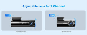 Planet Gates M300S Hardwire Kit / Saudi Arabia / Free 64GB TF Card AZDOME M300S 4K Dash Cam Front and Rear, 5.8G WiFi GPS Dash Camera for Cars, Free 64GB SD Card, Voice Control, WDR Night Vision