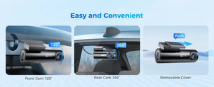 Planet Gates M300S Hardwire Kit / Saudi Arabia / Free 64GB TF Card AZDOME M300S 4K Dash Cam Front and Rear, 5.8G WiFi GPS Dash Camera for Cars, Free 64GB SD Card, Voice Control, WDR Night Vision