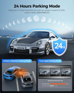 Planet Gates M330 / CHINA / NO TF Card AZDOME M330 Car DVR 1296P Dash Cam Smart Voice Control WiFi Free APP G-sensor Emergency Record Parking Monitor Loop Recording