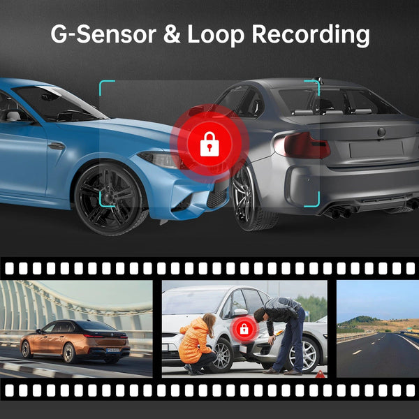 Planet Gates M330 / CHINA / NO TF Card AZDOME M330 Car DVR 1296P Dash Cam Smart Voice Control WiFi Free APP G-sensor Emergency Record Parking Monitor Loop Recording