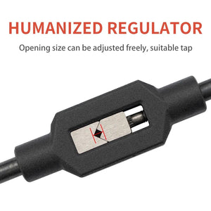 Planet Gates M4-M12 Adjustable Tap Wrench Handle for M1-M8~M9-M27 Metric Taps Superhard High Carbon Steel Tap Reamer Hand Threading Tools