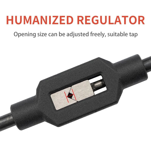 Planet Gates M4-M12 Adjustable Tap Wrench Handle for M1-M8~M9-M27 Metric Taps Superhard High Carbon Steel Tap Reamer Hand Threading Tools