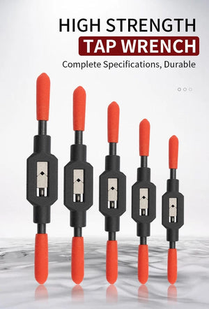 Planet Gates M4-M12 Adjustable Tap Wrench Handle for M1-M8~M9-M27 Metric Taps Superhard High Carbon Steel Tap Reamer Hand Threading Tools