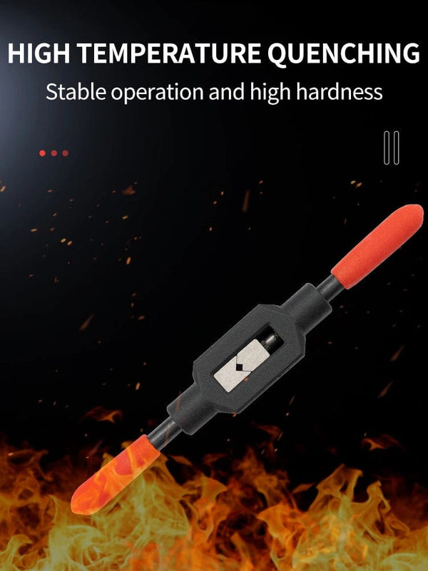 Planet Gates M4-M12 Adjustable Tap Wrench Handle for M1-M8~M9-M27 Metric Taps Superhard High Carbon Steel Tap Reamer Hand Threading Tools