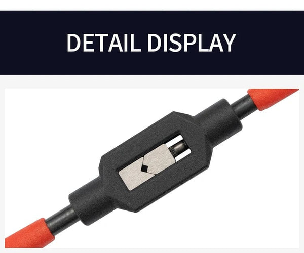 Planet Gates M4-M12 Adjustable Tap Wrench Handle for M1-M8~M9-M27 Metric Taps Superhard High Carbon Steel Tap Reamer Hand Threading Tools