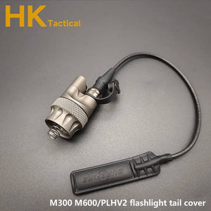Planet Gates M600 M300 Flashlight Switch Accessories Scout Light  Weaponlight Switch For Surefire PLH-V2 TAILCAP REAR CAP