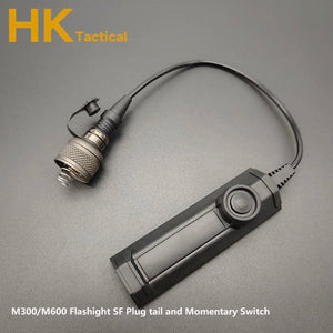 Planet Gates M600 M300 Flashlight Switch Accessories Scout Light  Weaponlight Switch For Surefire PLH-V2 TAILCAP REAR CAP