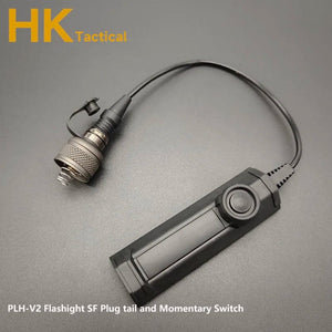 Planet Gates M600 M300 Flashlight Switch Accessories Scout Light  Weaponlight Switch For Surefire PLH-V2 TAILCAP REAR CAP