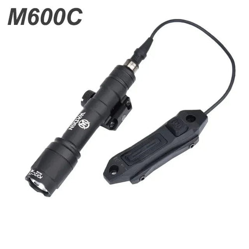 Planet Gates M600C Switch2 BK WADSN M600 M600C M600U Airsoft Powerful Flashlight Tactical Torch Scout Rifle Gun Weapon LED Light Fit 20mm Picatinny Rail