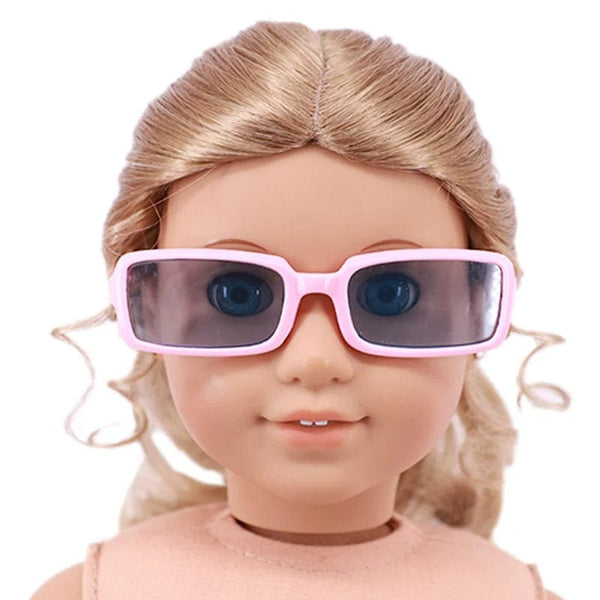 Planet Gates m85 Doll Clothes Glasses 10 Colors Doll Accessories Fit 18 Inch American Doll Gift&43Cm Born Doll Baby For Our Generation Girl's Toy