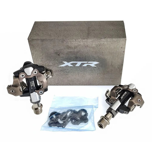 Planet Gates M9100 Shimano XTR PD-M9100 Pedal Mountain Bike Self-locking XT Pedal With SH51 Cleats for MTB Bicycle Cross-country Race Cycling Parts