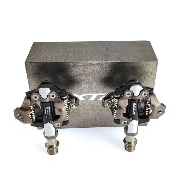 Planet Gates M9100 Shimano XTR PD-M9100 Pedal Mountain Bike Self-locking XT Pedal With SH51 Cleats for MTB Bicycle Cross-country Race Cycling Parts