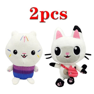 Planet Gates Magenta Animals Plush Gabby Dollhouse Lovely Plush Gaby Toy Plush House Cat Doll Cartoon Stuffed Animals Mermaid Cat Plushie Dolls Kids