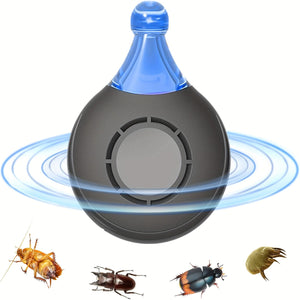 Planet Gates Magic Black Ultrasonic Flea & Tick Repeller For Pets - Mosquito Repellent - Bug Repellent - Insect Repellent - Ultrasonic Pest Repeller - Flea And Tick Prevention For Cats & Dogs - Dog Flea & Tick Control .