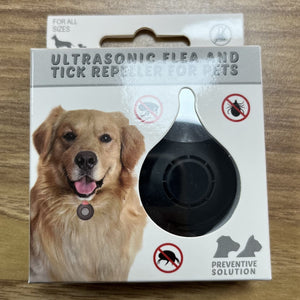 Planet Gates Magic Black Ultrasonic Flea & Tick Repeller For Pets - Mosquito Repellent - Bug Repellent - Insect Repellent - Ultrasonic Pest Repeller - Flea And Tick Prevention For Cats & Dogs - Dog Flea & Tick Control .