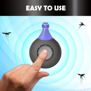 Planet Gates Magic Black Ultrasonic Flea & Tick Repeller For Pets - Mosquito Repellent - Bug Repellent - Insect Repellent - Ultrasonic Pest Repeller - Flea And Tick Prevention For Cats & Dogs - Dog Flea & Tick Control .