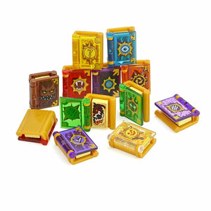 Planet Gates Magic Books-12pcs 12pcs /set Toy Magic Books Bricks MOC Figure Accessories DIY City friend Educational Kits Toys For Children Building Blocks Book