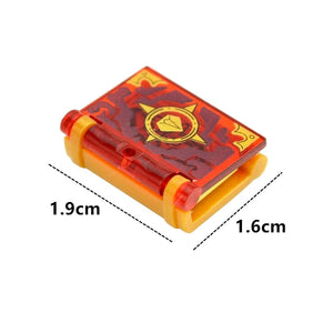 Planet Gates Magic Books-12pcs 12pcs /set Toy Magic Books Bricks MOC Figure Accessories DIY City friend Educational Kits Toys For Children Building Blocks Book