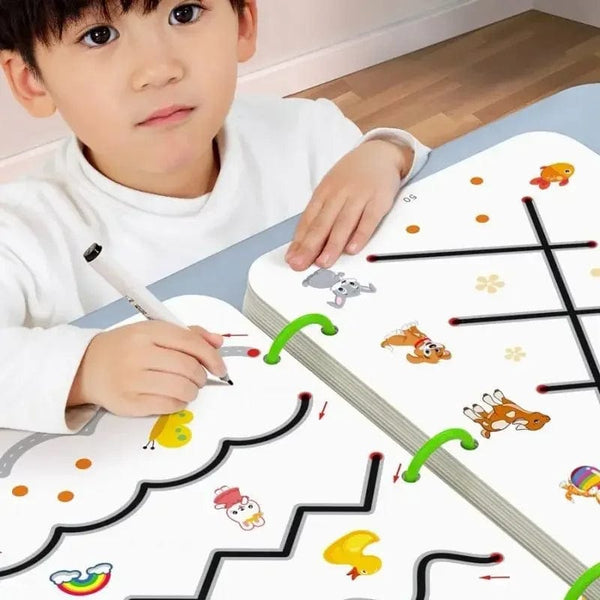 Planet Gates Magic Montessori Drawing Magical Tracing Workbook Reusable Practice Copybook Control Training Book Children Education Stationery