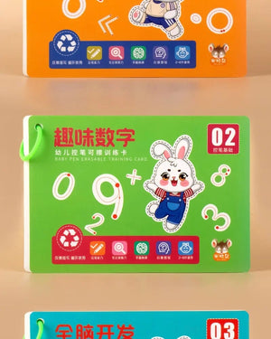 Planet Gates Magic Montessori Drawing Magical Tracing Workbook Reusable Practice Copybook Control Training Book Children Education Stationery