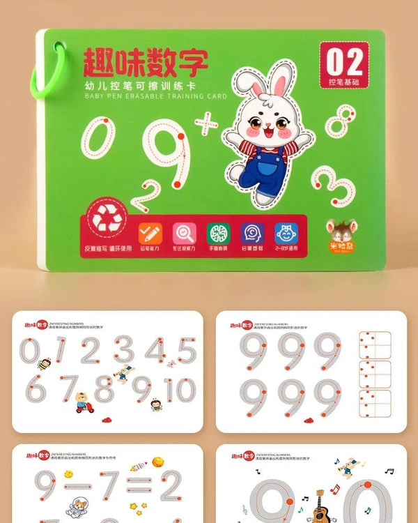 Planet Gates Magic Montessori Drawing Magical Tracing Workbook Reusable Practice Copybook Control Training Book Children Education Stationery