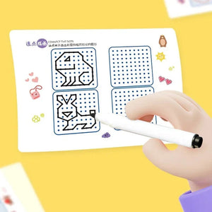 Planet Gates Magic Practice Copybook Control Training Book Reusable Magical Tracing Workbook Children Montessori Drawing Education Stationery