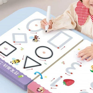 Planet Gates Magic Practice Copybook Control Training Book Reusable Magical Tracing Workbook Children Montessori Drawing Education Stationery