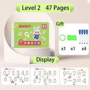 Planet Gates Magic Practice Copybook Control Training Book Reusable Magical Tracing Workbook Children Montessori Drawing Education Stationery