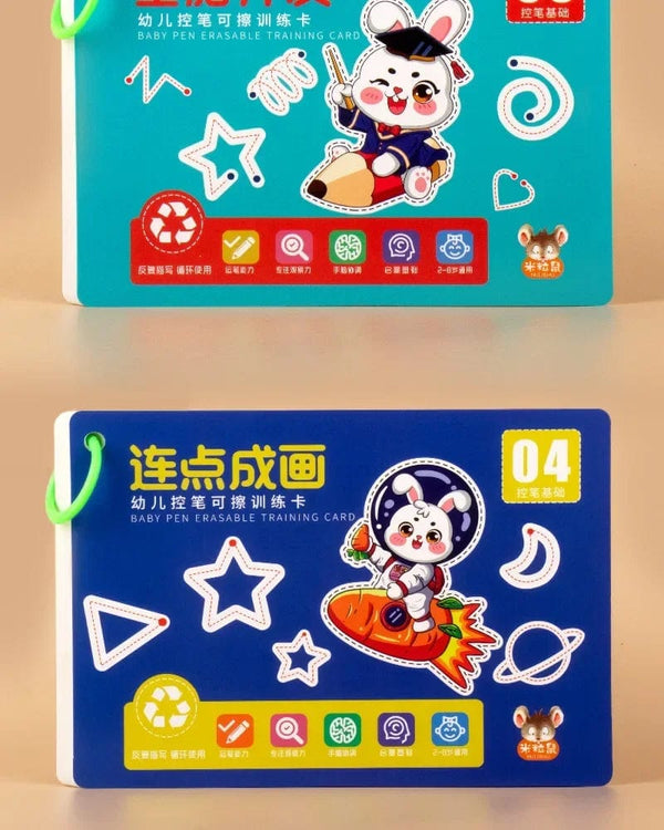 Planet Gates Magic Practice Copybook Control Training Book Reusable Magical Tracing Workbook Children Montessori Drawing Education Stationery