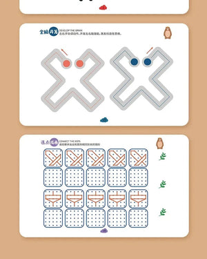 Planet Gates Magic Practice Copybook Control Training Book Reusable Magical Tracing Workbook Children Montessori Drawing Education Stationery