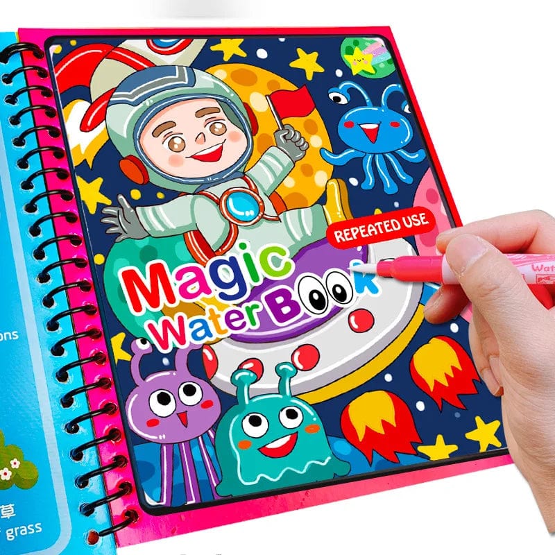 Planet Gates Magic Water Painting Book For Kids Baby Games Toys Montessori Coloring Books Baby Paint Educational Toys For Baby 1 2 3 Years
