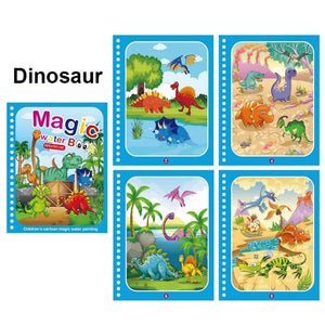 Planet Gates Magic Water Painting Book For Kids Baby Games Toys Montessori Coloring Books Baby Paint Educational Toys For Baby 1 2 3 Years