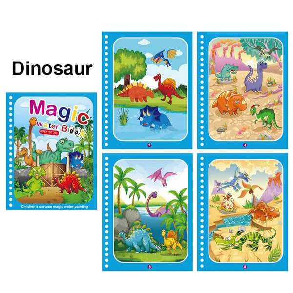 Planet Gates Magic Water Painting Book For Kids Baby Games Toys Montessori Coloring Books Baby Paint Educational Toys For Baby 1 2 3 Years