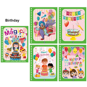 Planet Gates Magic Water Painting Book For Kids Baby Games Toys Montessori Coloring Books Baby Paint Educational Toys For Baby 1 2 3 Years