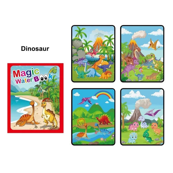 Planet Gates Magic Water Painting Book For Kids Baby Games Toys Montessori Coloring Books Baby Paint Educational Toys For Baby 1 2 3 Years