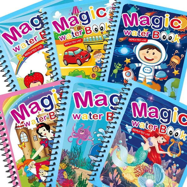 Planet Gates Magic Water Painting Book For Kids Baby Games Toys Montessori Coloring Books Baby Paint Educational Toys For Baby 1 2 3 Years