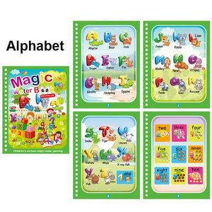 Planet Gates Magic Water Painting Book For Kids Baby Games Toys Montessori Coloring Books Baby Paint Educational Toys For Baby 1 2 3 Years
