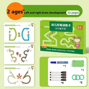 Planet Gates Magical Tracing Workbook Control Training Book Reusable Magic Practice Copybook Children Montessori Drawing Education Stationery