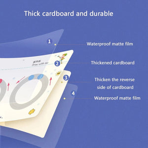 Planet Gates Magical Tracing Workbook Control Training Book Reusable Magic Practice Copybook Children Montessori Drawing Education Stationery