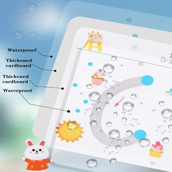 Planet Gates Magical Tracing Workbook Control Training Book Reusable Magic Practice Copybook Children Montessori Drawing Education Stationery