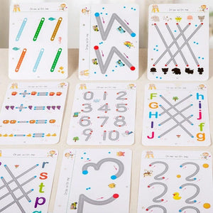 Planet Gates Magical Tracing Workbook Control Training Book Reusable Magic Practice Copybook Children Montessori Drawing Education Stationery